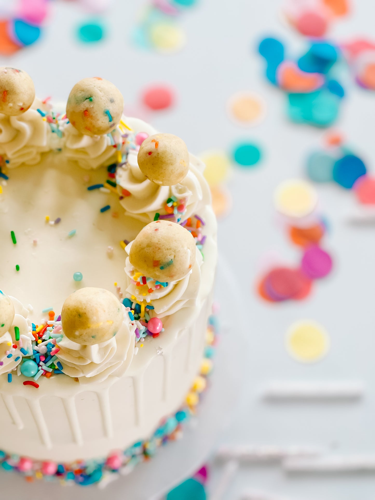 6" Confetti Cake