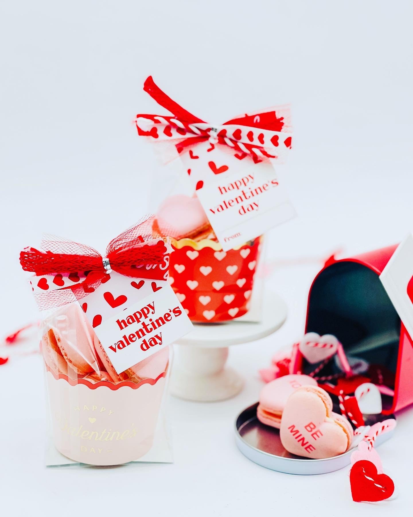 Valentine Macaron Cup of 3