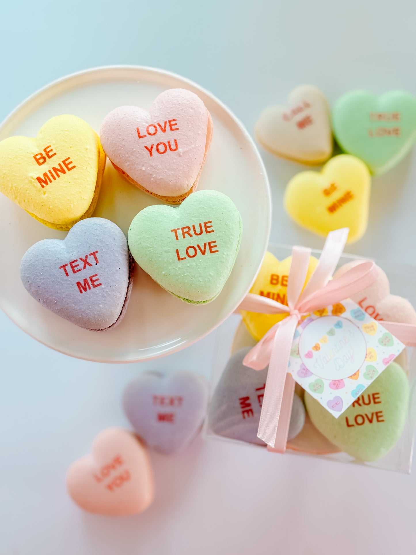 Valentine's Sweetheart Macaron Box of 4