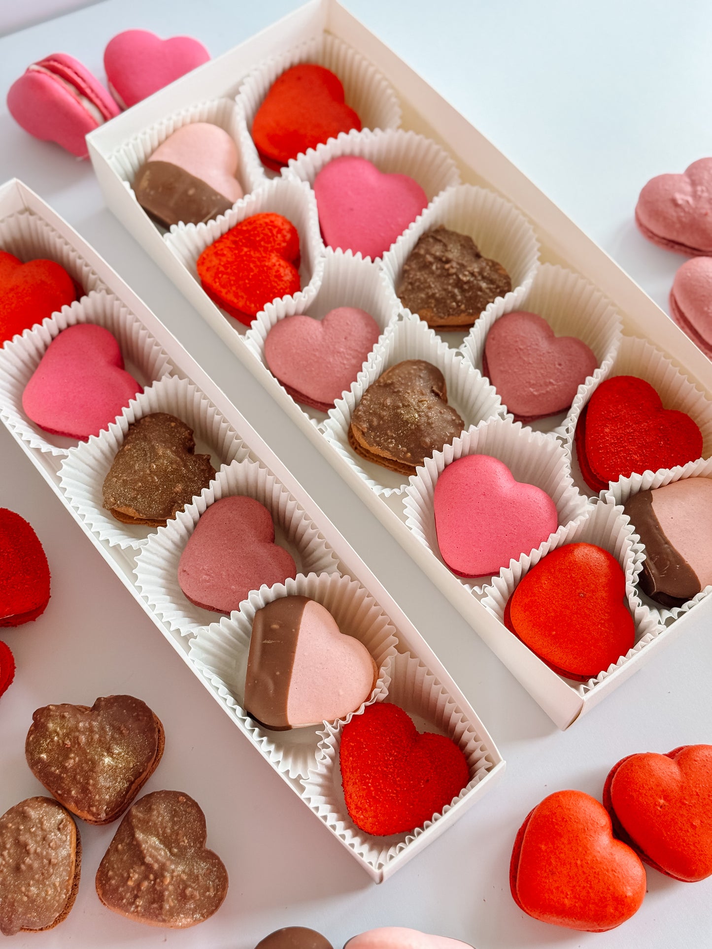 Valentine's Macaron Box of 12