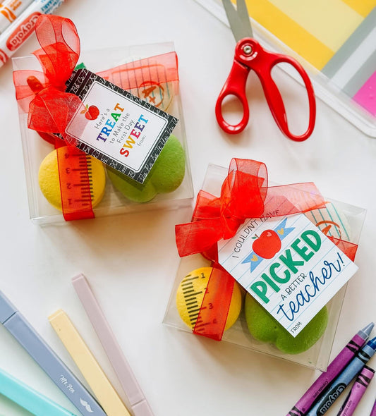 Back to School Macaron 4-pack